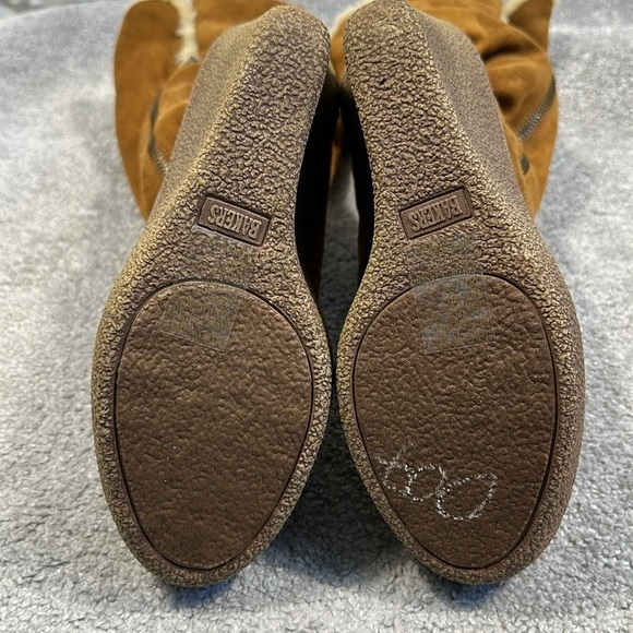 Bakers Furbee Boots Womens 9.5 Brown Faux Fur Faux Suede Wedge Platform … - Picture 9 of 16